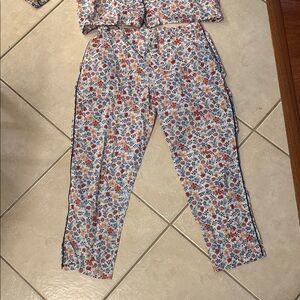 Sleepy Jones Colorful Floral PJ set
